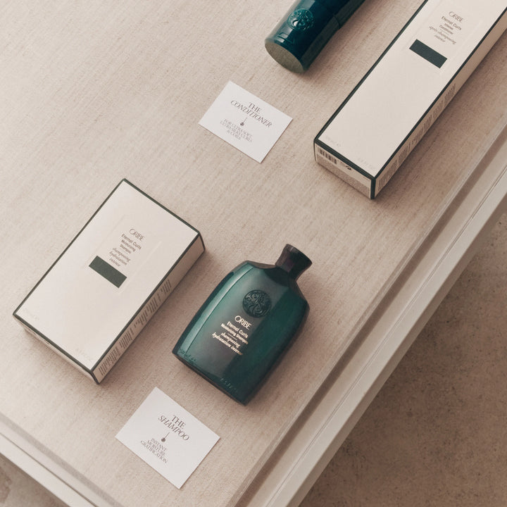 Oribe Eternal Curls Moisturizing Shampoo for curly/coily hair types 2-4; hydrating, nourishing cleanse.