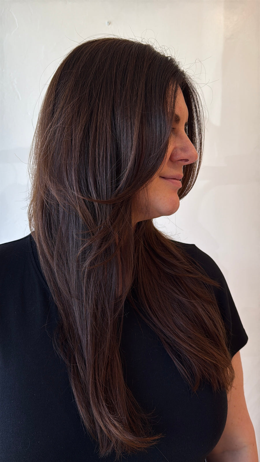 Hair gloss treatment shine at Jayden Presleigh The Salon Carlsbad CA