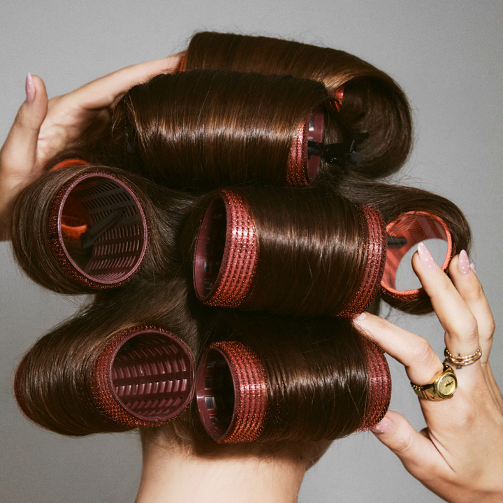 Mane Ivy thermal roller set and cosmetic bag